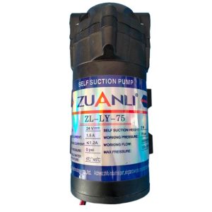 zuanli 75 gpd RO booster pump