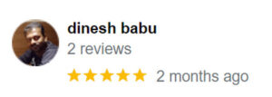 Customer_Review Dinesh Babu