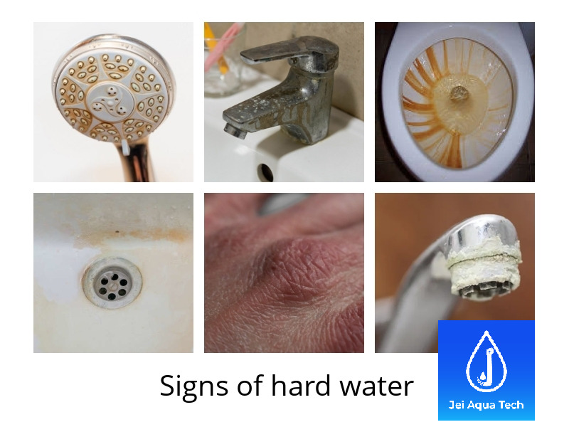 Signs of hard water