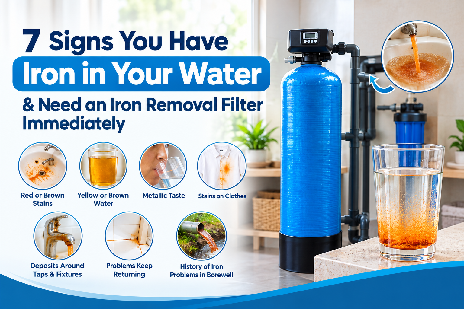 7 Signs You Have Iron in Your Water