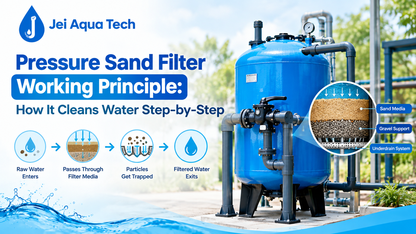pressure sand filter