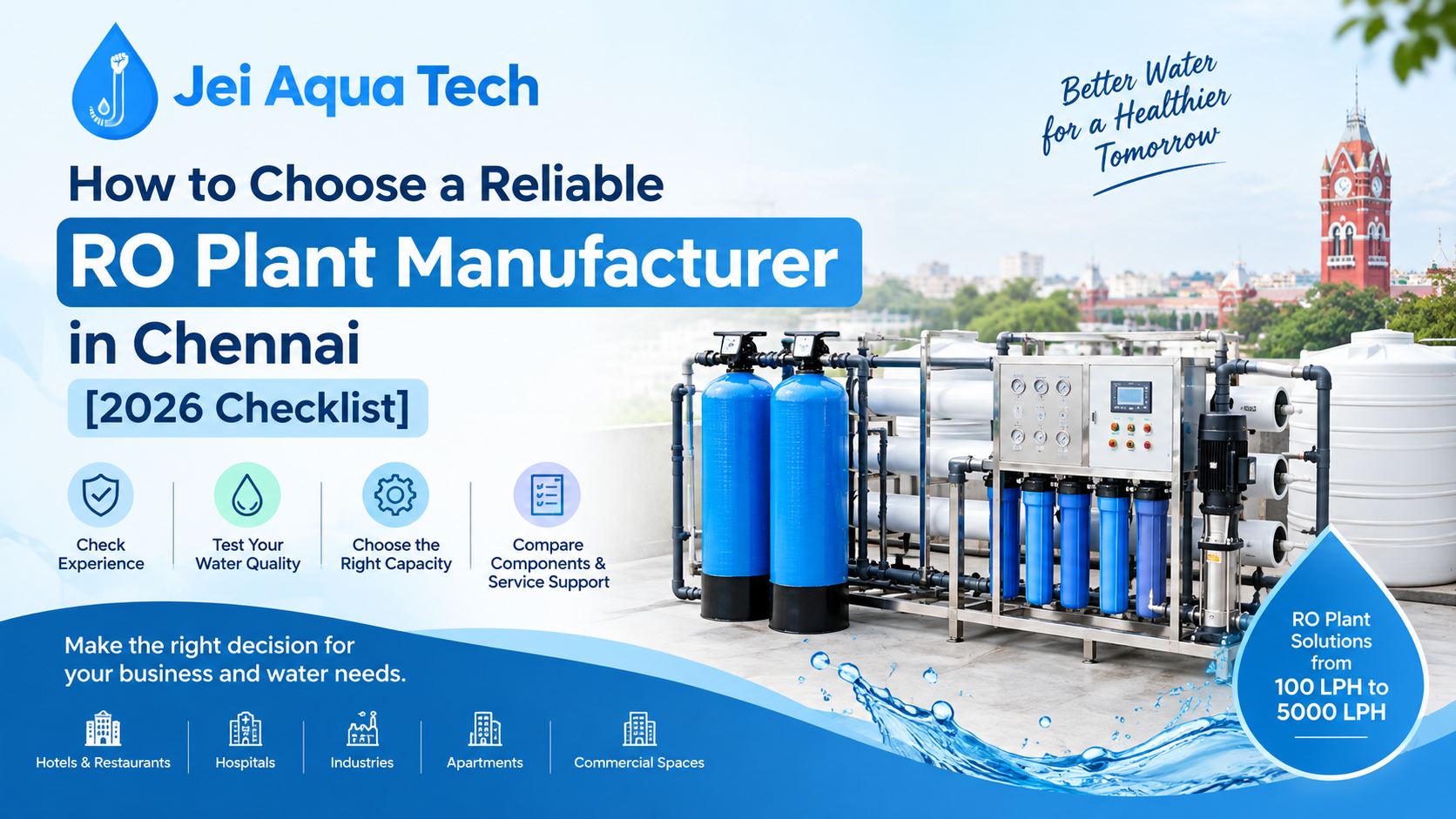 RO Plant Manufacturer in Chennai